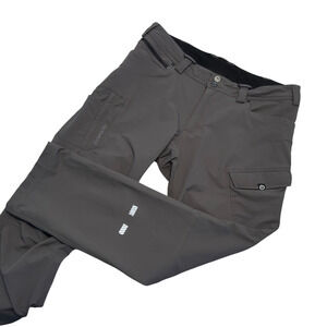 Truewerk Cargo Pants Mens 36x32 Gray Softshell Work Outdoor Utility Travel Hike